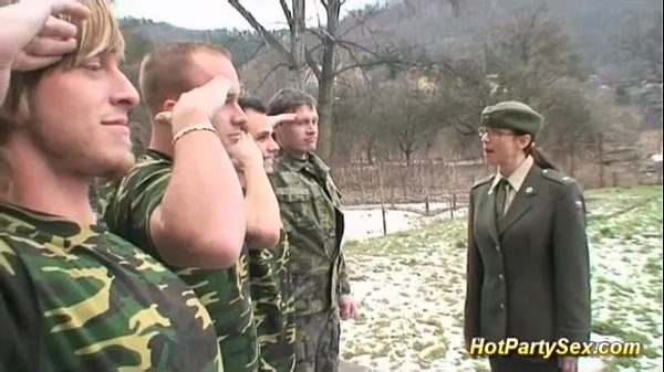 Novo military lady gets soldiers cum mojih filmih