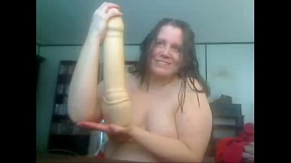 Nya Big Dildo in Her Pussy... Buy this product from us mina filmer