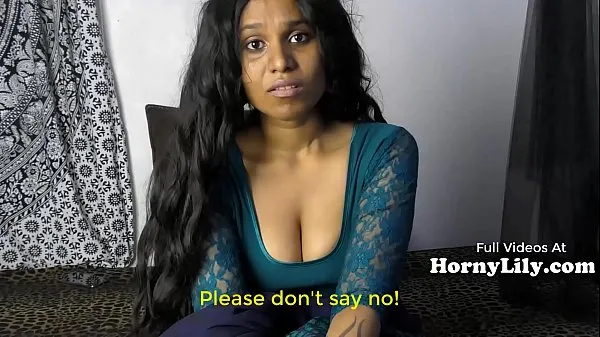 Baru Bored Indian Housewife begs for threesome in Hindi with Eng subtitles Filem saya