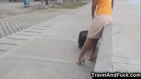 میری فلموں Traveler Fucks a Filipina Flight Attendant نیا
