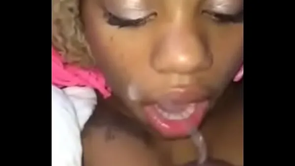 New d. ebony let me cum on her face my Movies