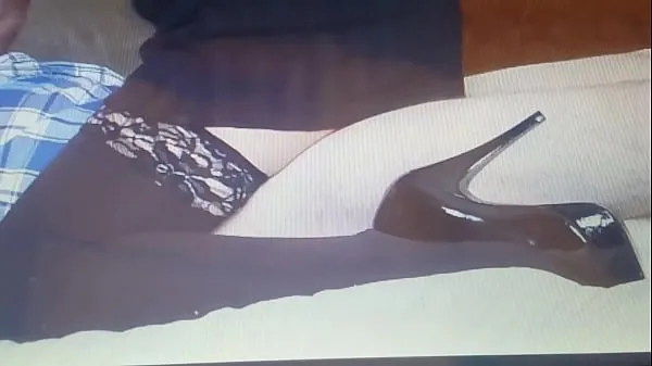 Novinky sexy 50 yr old high heels stockings mojich filmoch