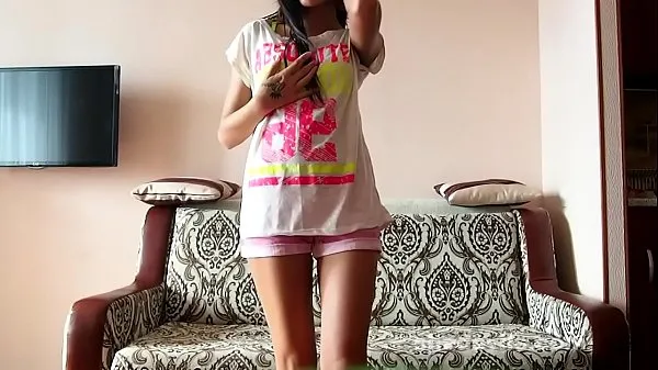 Nytt Freaky skinny dream teen Dominika webcam show filmene mine