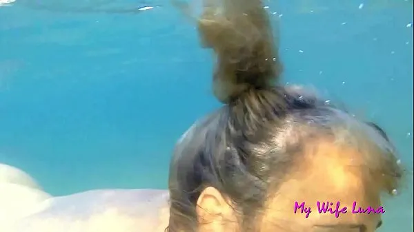 Mới This Italian MILF wants cock at the beach in front of everyone and she sucks and gets fucked while underwater Phim của tôi