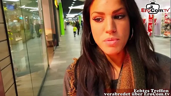 Novo German amateur latina teen public pick up in shoppingcenter and POV fuck with huge cum loads mojih filmih