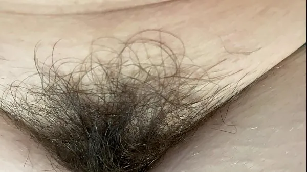 Nieuw extreme close up on my hairy pussy huge bush 4k HD video hairy fetish mijn films
