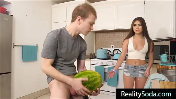 New step Brother fucks stepsister instead of watermelon my Movies