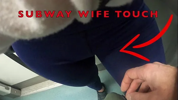میری فلموں My Wife Let Older Unknown Man to Touch her Pussy Lips Over her Spandex Leggings in Subway نیا