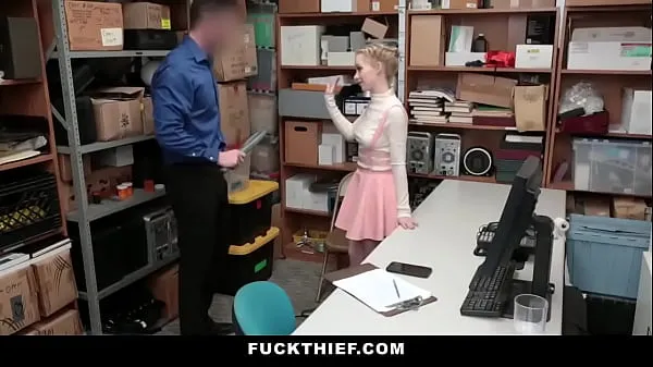 New Shoplifter Teen Fucked In Security Room As Punishment my Movies