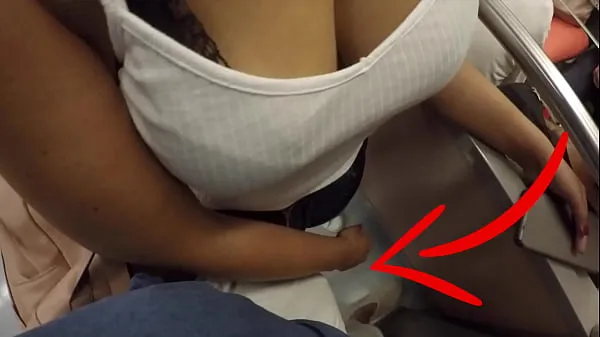 내 영화가 새로 Unknown Blonde Milf with Big Tits Started Touching My Dick in Subway ! That's called Clothed Sex