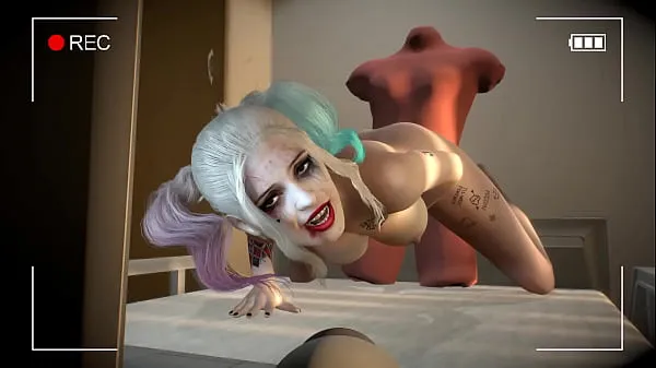 Nytt Harley Quinn sexy webcam Show - 3D Porn filmene mine