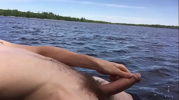 New BF's MASSIVE CUM EXPLOSION!!! 11 CUMSHOTS BY THE LAKE ON PUBLIC TRAIL my Movies