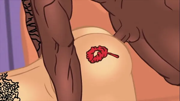 Uusi Tattoo bubble butt Latina gets her phat ass slammed by bbc cartoon parody elokuvani