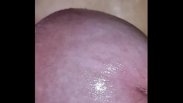 Nowe close up jerking my cock in bathing tube while precum running over my glans and cumshot moich filmach