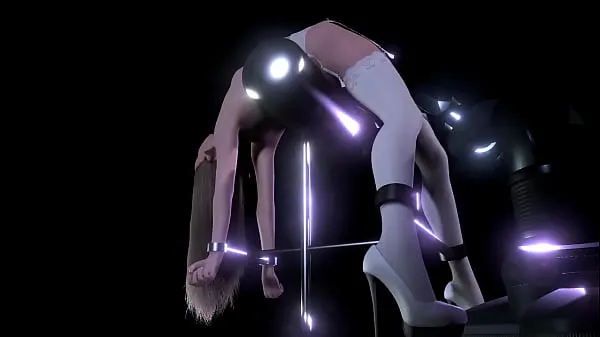 Nya Blonde Girl on a BDSM Sex machine | 3D Porn mina filmer