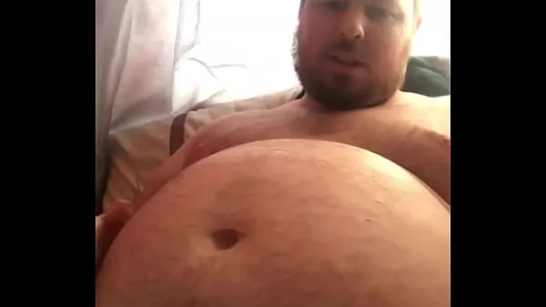 New Fat gainer jerking off my Movies