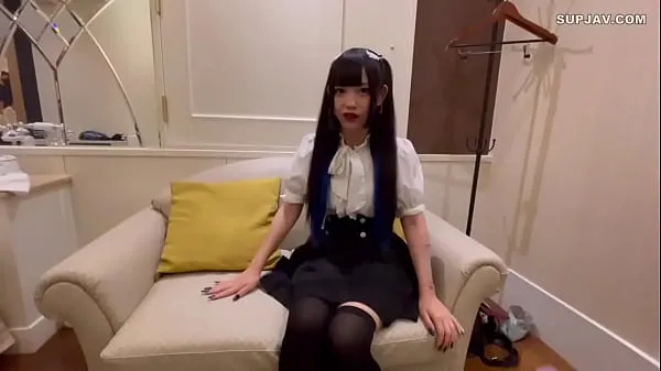 Ny Cute Japanese goth girl sex- uncensored mine film