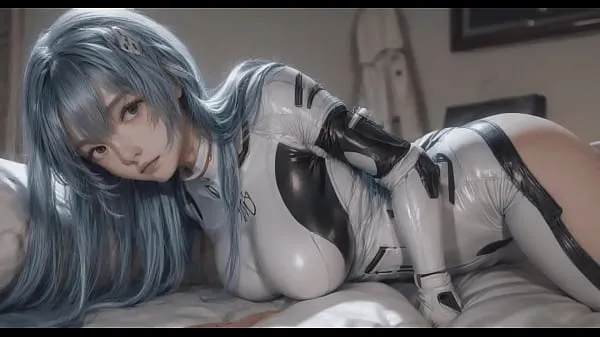 Új AI generated Rei Ayanami asking for a cock filmjeim