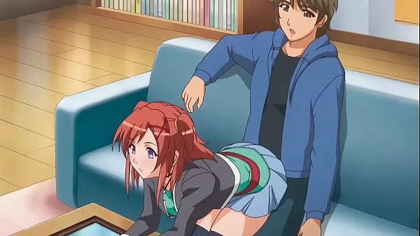 Baru step Brother gets a boner when step Sister sits on him - Hentai [Subtitled Film saya