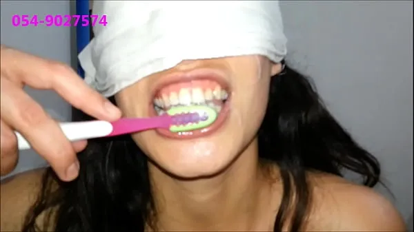 Baru Sharon From Tel-Aviv Brushes Her Teeth With Cum Filem saya